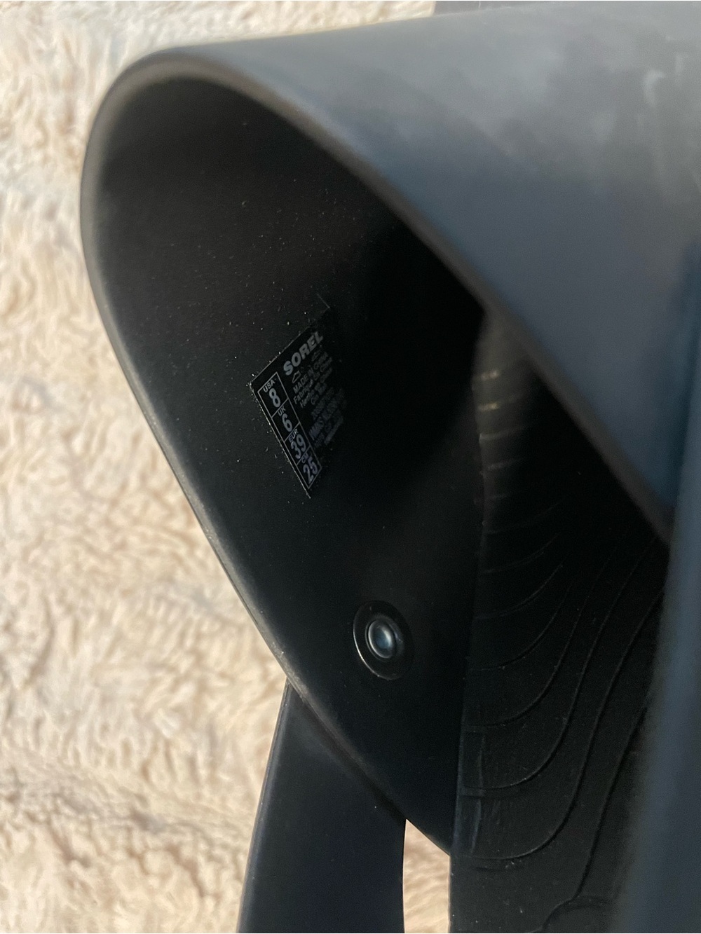 Sorel Black Platform Mule Clogs with Back Strap - Picture 6 of 8